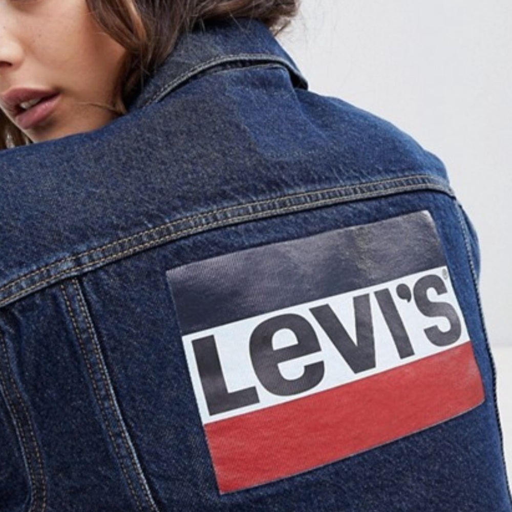 NWT Levi's Ex Boyfriend Trucker Jacket Vintage - Picture 3 of 5
